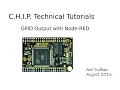 C H I P Tutorials GPIO Output with Node-RED