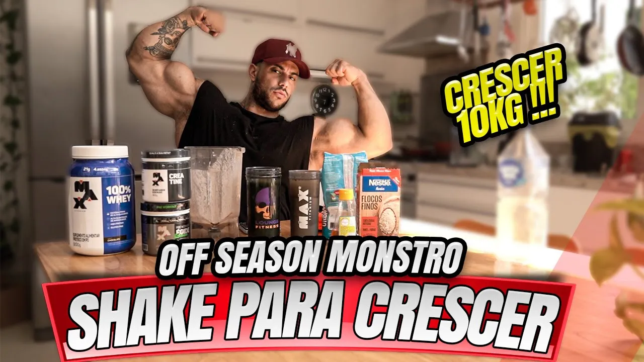 SHAKE PARA CRESCER - O MELHOR SHAKE PARA OFF SEASON !!!