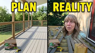 Porch Update - Problems Delays and Broken Tools - The Hillbilly Kitchen #diy #home #howto #outdoors