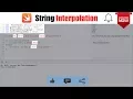 Swift - Part 5 String Interpolation
