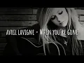 Download Lagu Avril Lavigne - When You're Gone ( Lirik \u0026 Terjemahan )