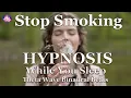 Stop Smoking Hypnosis While you Sleep 432 Hz Binaural Beats Female Voice