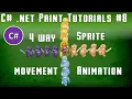 C Tutorial - Create 4 Way Sprite Movement Animation Using Net Windows Form and Visual Studio