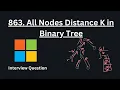 All Nodes Distance K in Binary Tree - Leetcode 863