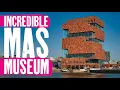 Most Beautiful Museum Antwerpen Belgium | Museum Aan de Stroom | 4K Antwerpen