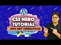 CSS Hero 3 4 Tutorial - Customise any WordPress with powerful CSS editor