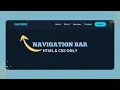 How to Create a Navigation Bar Using HTML CSS Flexbox Navbar CSS Tutorial