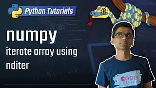 numpy tutorial iterate numpy array using nditer numpy nditer