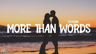 extreme more than words lyrics