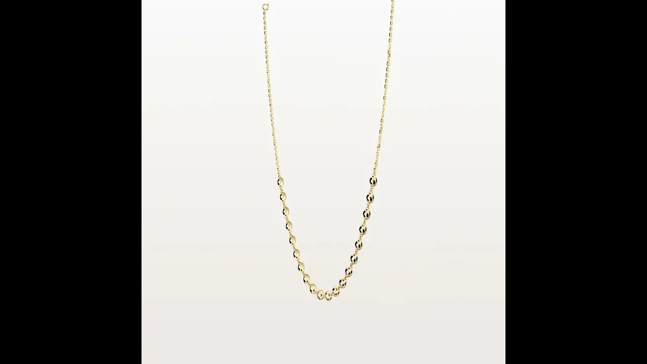 Just Right | Floating Diamond Arc Necklace