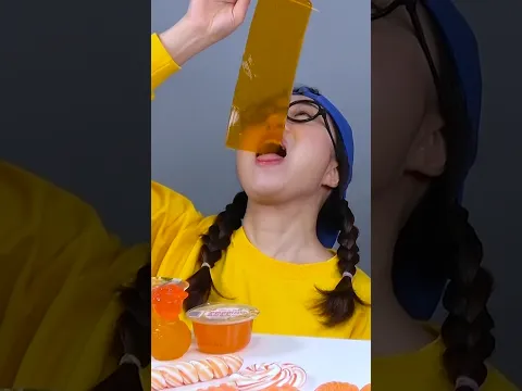 Mukbang Orange Color Food 주황색 음식 먹방