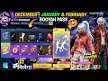 Lagu December \u0026 January Booyah Pass🤯|February Booyah Pass|Next booyah pass free fire |Free fire new event
