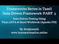 Selenium Frameworks Data-Driven PART - 5 Java Excel Workbook Using POI library