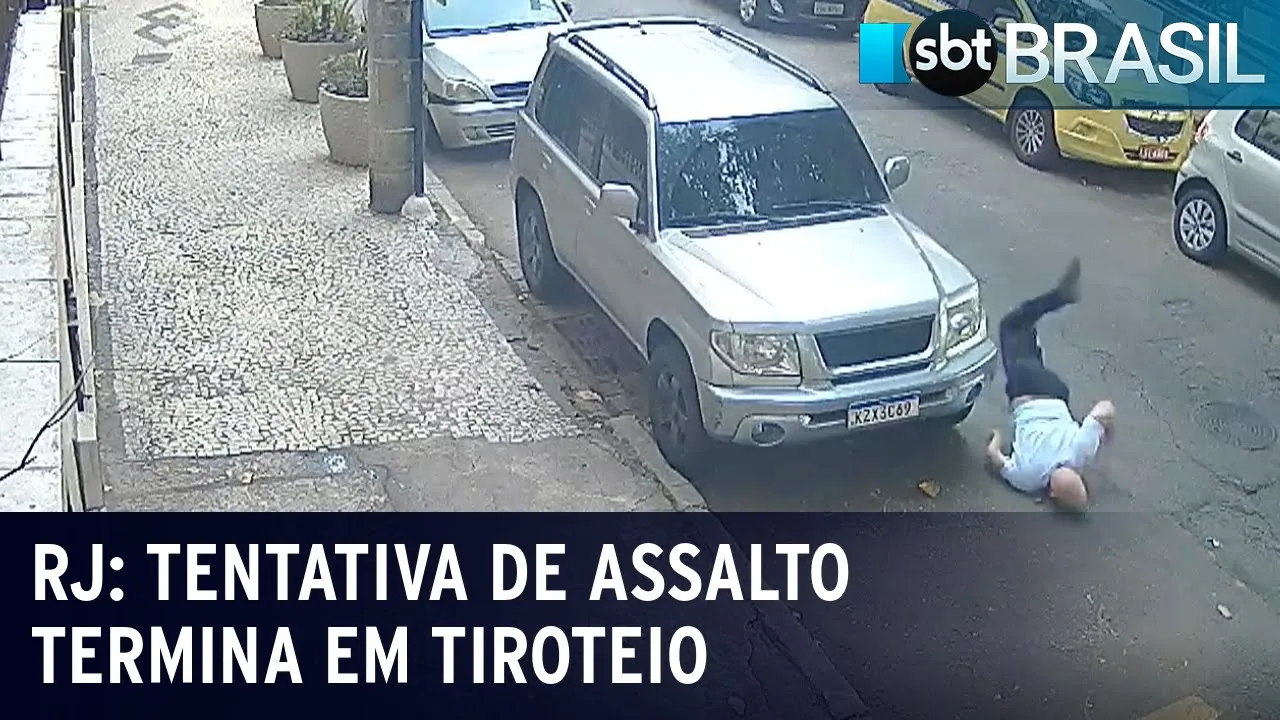 Tentativa de assalto termina em tiroteio no Rio de Janeiro | SBT Brasil (12/09/23)