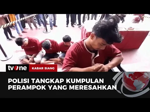 Tangkap Komplotan Perampok, Polisi Sita Uang Tunai Hingga Senjata Api