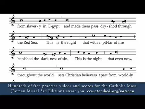 Download MP3 Easter Proclamation Exsultet   New Translation Roman Missal 3rd Edition Practice Recording