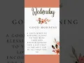 Wednesday Blessing Motivation and Positivity Good Morning Happy Wednesday