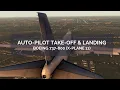 X-Plane 11 - Auto-Pilot Take-Off and Landing Boeing 737-800