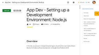 App Dev Setting up a Development Environment Node js