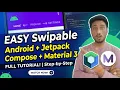 Easiest way to create Swipable Tab Row in Android app with Jetpack Compose
