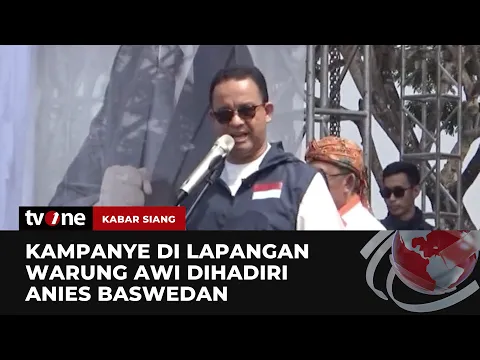 Anies Baswedan Hadiri Kampanye di Lapangan Warung Awi Bandung
