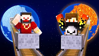 DON’T CHOOSE THE WRONG PLANET IN MINECRAFT !!!