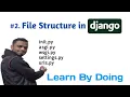 Django file structure and manage py Django tutorial with projects in hindi Learn By Doing