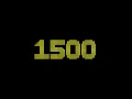 3000 seconds countdown timer with full zero second