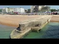 Brighton Beach during the heatwave of June 2026