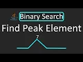 LeetCode - 162 Find Peak Element Binary Search Java