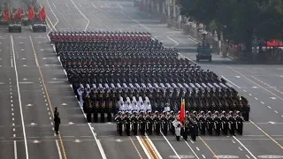 Fifteen Military Units March In Formation For National Day Parade 