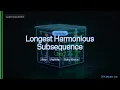 LeetCode 594 Longest Harmonious Subsequence The HashMap Trick C