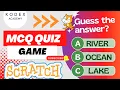 How to Make a Quiz Game in Scratch Build a Multiple Choice Quiz Game MCQ Quiz in Scratch