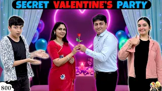 SECRET VALENTINE'S PARTY | Ep 800 | Family Celebration Vlog | Aayu and Pihu Show