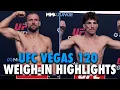 UFC Vegas 120 weigh-in highlights Perfect session at Meta APEX