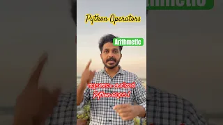 Python Operators Basics of python Python Online High Paying JOB