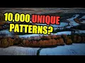 10 000 Snowflakes Create Beautiful Patterns