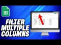 How To Filter Multiple columns Google Sheets - Easy Fix