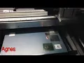 Fiber laser marking machine engraving on mirror back with heavy duty and firm frame 2