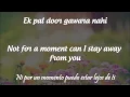Lagu Tum Hi Ho ( Hindi - English - Spanish) lyrics !!