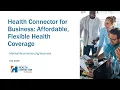 Info Session Health Connector for Business