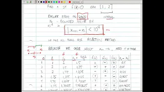 Bisection Method Example 2