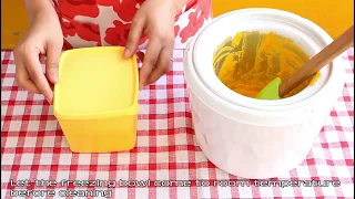 Smooth & Creamy Homemade Mango Ice Cream | Mango Ice Cream With Machine | Day 2 of Mango Week. 