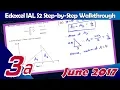 S2 Edexcel IAL June 2017 Question 3 a Walkthrough Continuous Random Variables