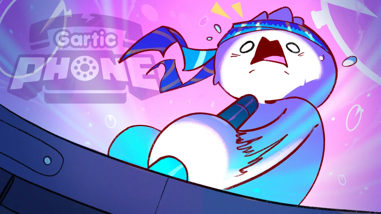 ON ANIME A 50 (gartic phone animation) GARTIC FUN 🤣