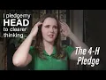 The 4-H Pledge