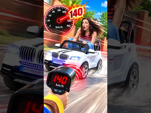 O radar detetou excesso de velocidade! O piloto parte para a perseguição! 🚨🏁
