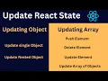 React js The Short Guide to Updating Object and Array in useState