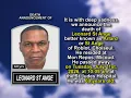 Leonard St Ange Short Obituary