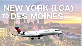 TRIP REPORT Delta Connection CRJ-900 LGA-DSM First Class